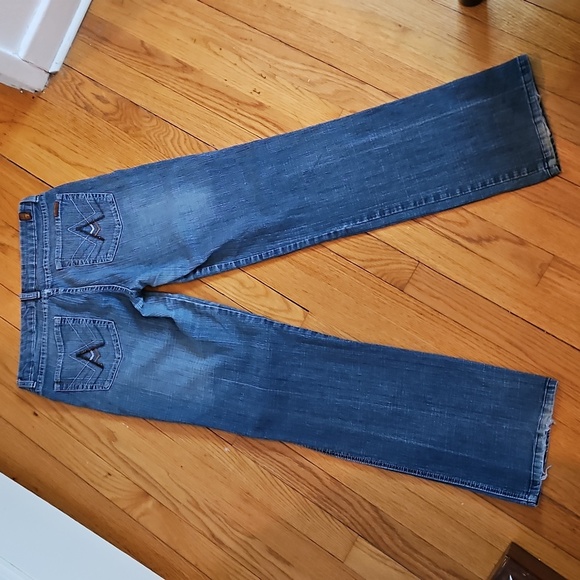 7 For All Mankind, Sz 30x31, Medium Wash Blue Denim Jeans - Picture 9 of 11